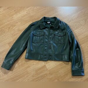 DNKY Vegan Leather Jacket